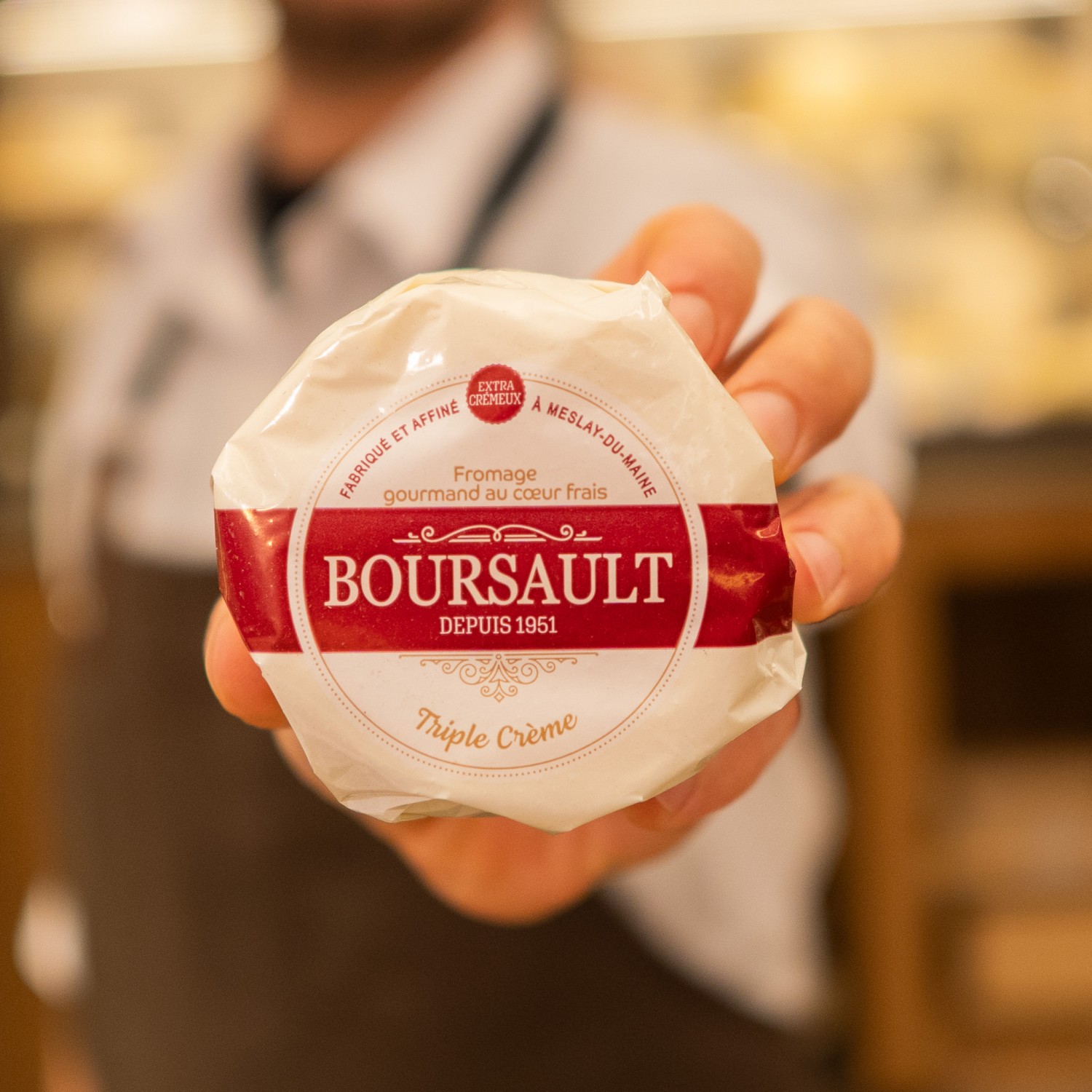 formina formaggio boursault confezionato in mano