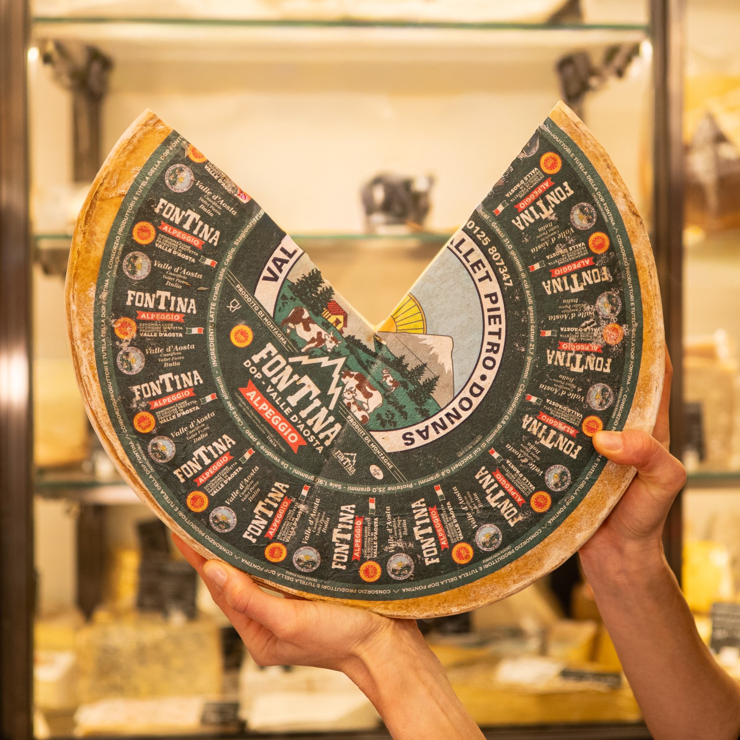 forma di fontina valdostana