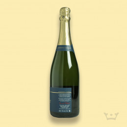 Bottiglia di Champagne A.Robert Brut retro