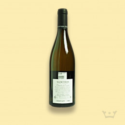 Retro di una Bottiglia di Sancerre Blanc Domaine Du Carrou